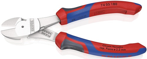 Kraftseitenschneider Länge 180 mm Form 0 Mehrkomponenten-Hüllen KNIPEX – Ansicht 4
