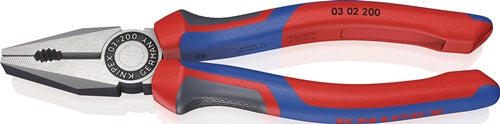 Kombizange Länge 200 mm poliert Mehrkomponentenhüllen KNIPEX