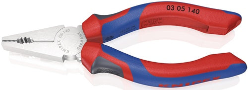 Kombizange Länge 140 mm verchromt Mehrkomponentenhüllen KNIPEX