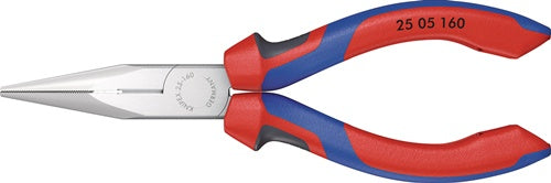 Flachrundzange Länge 160 mm flach/rund gerade Mehrkomponenten-Hüllen KNIPEX