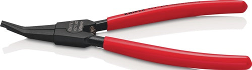 Montagezange Länge 220 mm 30° gewinkelt brüniert Länge 220 mm KNIPEX