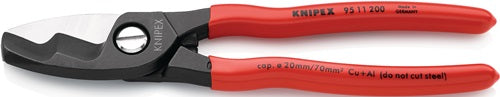 Kabelschere Länge 200 mm Kunststoffüberzug KNIPEX