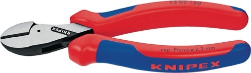 Kompaktseitenschneider X-Cut® Länge 160 mm Kopf poliert Mehrkomponenten-Hüllen KNIPEX