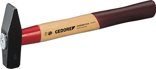Schlosserhammer Rotband-Plus 2000 g Stiellänge 400 mm Hickory mit Stahlschutzhülse GEDORE