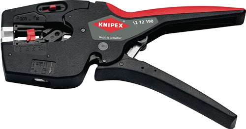 Abisolier- und Crimpzange Länge 190 mm 003 - 10 mm² (AWG 32 - 8) KNIPEX
