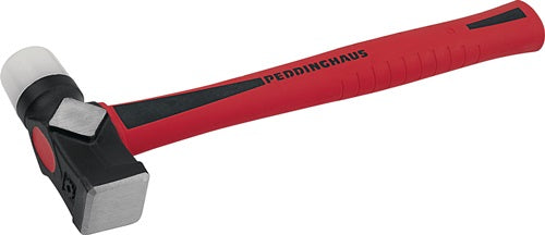 Schon- und Schlosserhammer ULTRATEC DUO Kopf-Ø 40 mm hart/weißh Nylon PEDDINGHAUS
