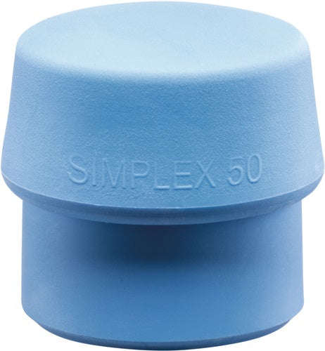 Schonhammerkopf SIMPLEX Kopf-Ø 40 mm TPE-soft blau weißh HALDER