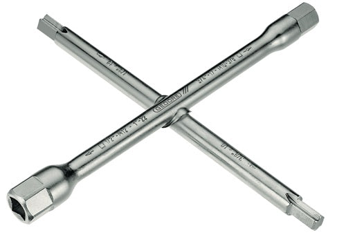 Sanitärkreuzschlüssel 378500 220 x 220 mm 14-Fach-Funktion GEDORE
