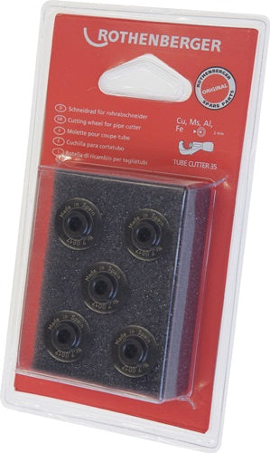 Ersatzschneidrad Schneidrad-Ø 185 mm Schnitttiefe 3 mm hochlegiertem gehärtetem Stahl 5 Stück /Karte ROTHENBERGER – Ansicht 3