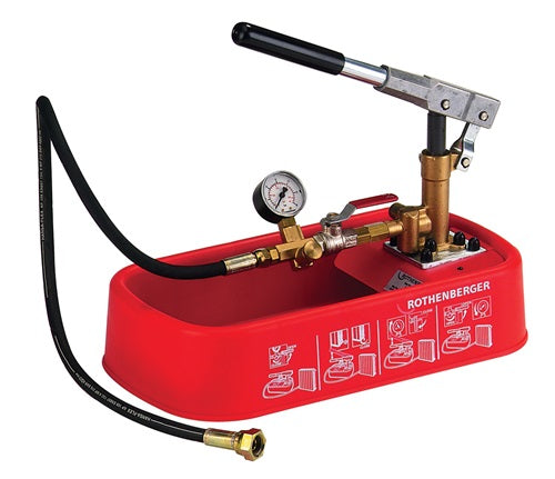 Prüfpumpe RP 30 0 - 30 bar R 1/2 ? Saugvolumen pro Hub ca 16 ml ROTHENBERGER