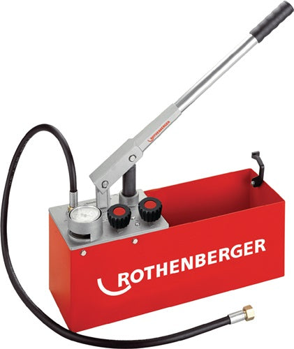 Prüfpumpe RP 50-S 0 - 60 bar R 1/2 ? Saugvolumen pro Hub ca 45 ml ROTHENBERGER