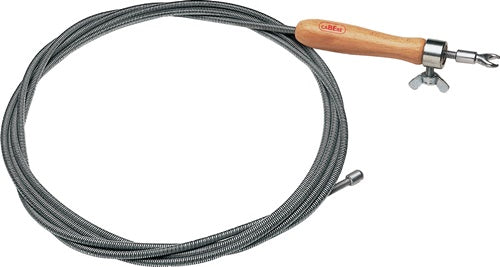 Rohrreinigungswelle Länge 10 m Wellen-Ø 7 mm Krallen-Ø 20 mm doppellagig CABERE