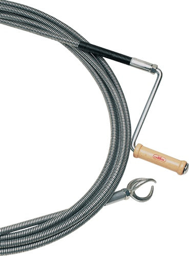 Rohrreinigungswelle Länge 5 m Wellen-Ø 12 mm Krallen-Ø 40 mm doppellagig mit Stahlkupplung CABERE – Ansicht 3