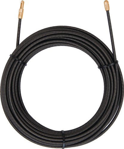 Einziehspirale Quadroflex Gesamtlänge 20 m Ø 4 mm mit Öse und Suchkopf Stahldraht CABERE