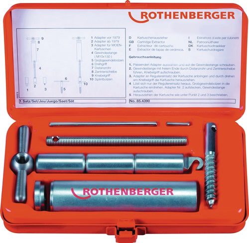 Kartuschenauszieher-Set 9-teilig ROTHENBERGER