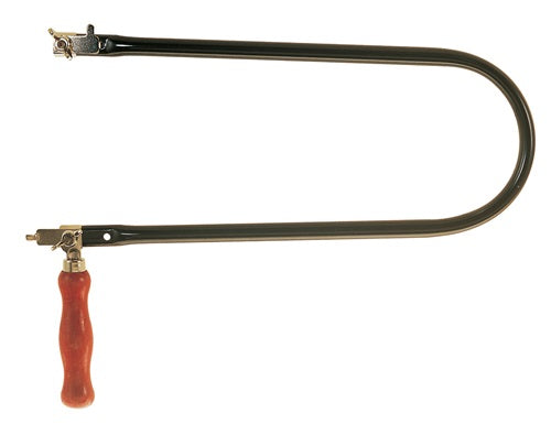 Laubsägebogen Stahlrohr-Ø13 mm Ausladung 320 mm mit Holzheft