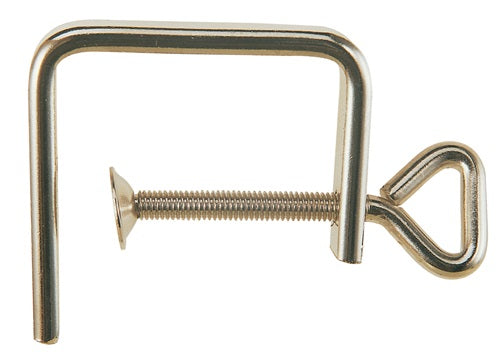 Laubsägezwinge Spannweiße 50 mm Stärke 4 mm vernickelt