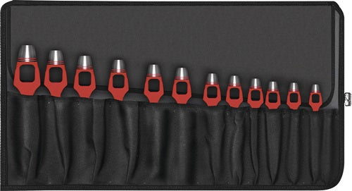 Henkellocheisensatz DIN 7200-A 8-teilig Rolltasche PAFFRATH