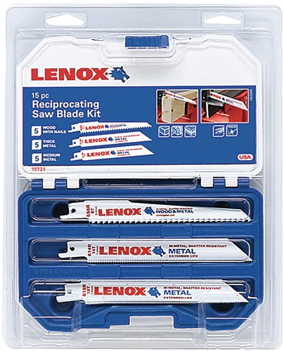 Säbelsägeblattset 1073415RKG für Holz und Metall 15-teilig LENOX