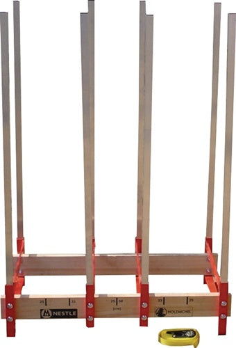 Sägebock Holzmichel Breite 820 x Höhe 1130 x Tiefe 465 mm Alu / Holz NESTLE