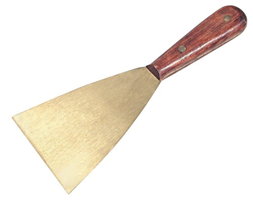 Messingspachtel Breite 100 mm Blattstärke 2 mm besonders stabil funkenarm TRUFA