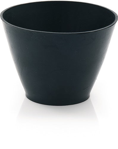 Gipsbecher Höhe 130 mm Ø oben:125 / unten: 90 mm konisch für Nitrolacke geeignet TPE schwarz - VPE: 10