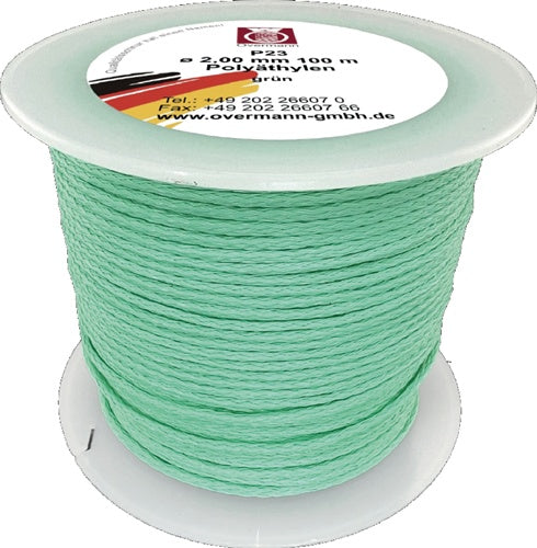 Maurerschnur Länge 20 m Ø 1 mm 15 kg Polyethylen grün OVERMANN - VPE: 12