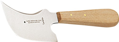 Bleimesser Don Carlos Klingenlänge 100 mm Viertelmond helles Holzheft