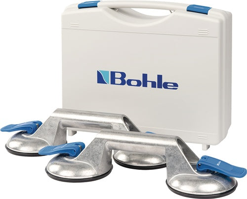 Saugheber-Set Tragfähigkeit 60 kg Kopf-Ø 120 mm 2 Köpfe Aluminium 2 Stück / Set VERIBOR