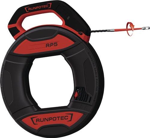 Kabeleinziehgerät RUNPO 5 Bandlänge 30 m Biegeradius 15 mm Kabel-Ø 53 mm RUNPOTEC