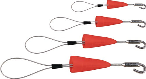 Kabelziehschlaufe 4-teilig mit Schutzkappe und Haken 4er Set RUNPOTEC