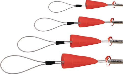 Kabelziehschlaufe 4-teilig mit Schutzkappe und Gewinde RTG Ø 6 mm 4er Set RUNPOTEC
