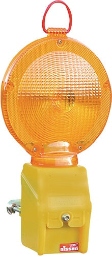 Baustellenwarnleuchte MonoLight LED rot Leuchtenkopf drehbar NISSEN