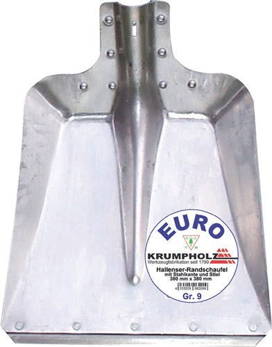 Hallenser Randschaufel FAVORIT Größe 9 380 x 380 mm Aluminiumblech KRUMPHOLZ