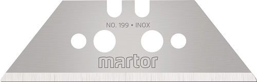 Trapezklinge Nr 199 L60xB19xS063mm mit Lochung 10 Stück / Spender MARTOR