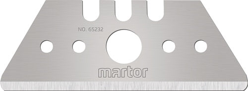 Trapezklinge 65232 L501xB19xS063mm mit Lochung 10 Stück / Spender MARTOR