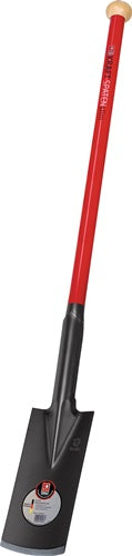 Kraftspaten 280 x 130 / 125 mm Größe 2 Slim Stahlrohrstiel mit Hartholzknauf IDEAL – Ansicht 3