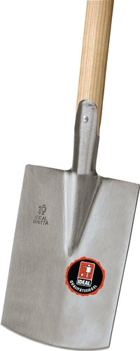 Damenspaten BRITTA 250 x 165 / 160 mm Größe 0 850 mm Stahl mit Eschen-T-Stiel IDEAL