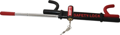 Lenkradkralle anti-theft lock Stahl L385xB12xH5mm 186 kg schwarz/rot HP AUTOZUBEHÖR