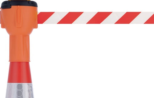 Leitkegelaufsatz ALCT Gurtband 9 m orange ALLROUNDLINE