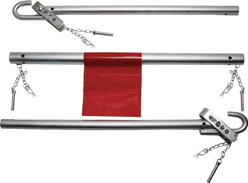 Abschleppstange Stahl / Metall L1830xB65xH53mm 404 kg silber HP AUTOZUBEHÖR