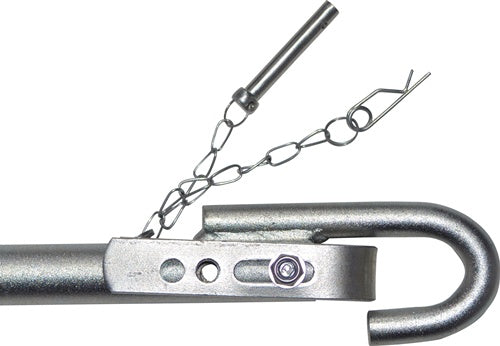 Abschleppstange Stahl / Metall L1830xB65xH53mm 404 kg silber HP AUTOZUBEHÖR – Ansicht 3