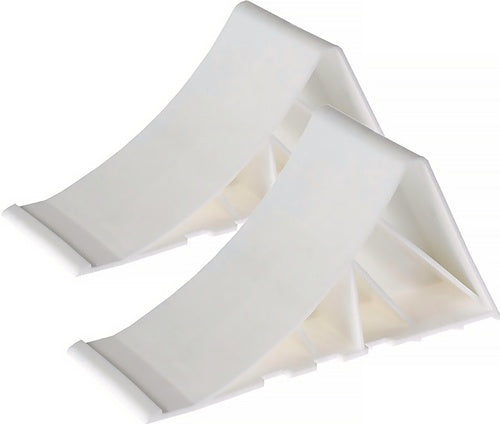 Unterlegkeil-Set Hartplastik L225xB100xH90mm 023 kg/St weiß 2 St/Set HP AUTOZUBEHÖR
