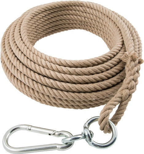 Eimerseil 25 m 4-litzig gedreht mit Schlaufe 16 mm BRAUN