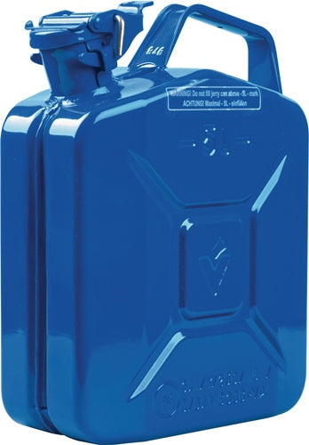 Kraftstoffkanister 5 l Signalblau RAL 5005 Stahlblech 09 mm L230xB120xH310mm VALPRO