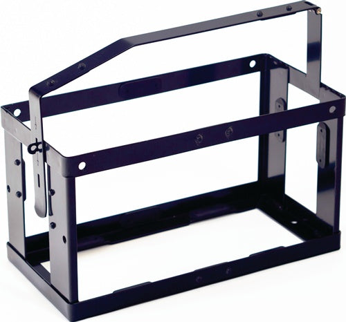Kanisterhalterung Länge 377 mm Breite 174 mm Höhe 293 mm Tiefschwarz RAL 9005 217 kg VALPRO