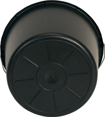Baueimer GRIPLINE D 12 l schwarz Kunststoff – Ansicht 4