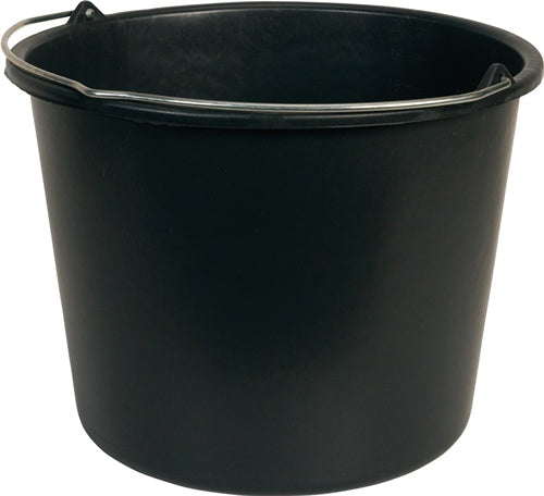 Baueimer GRIPLINE D 20 l schwarz Kunststoff – Ansicht 4