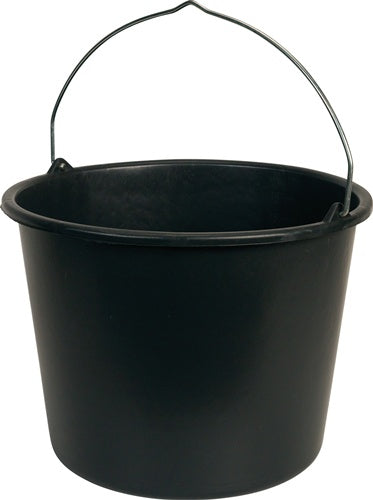 Baueimer GRIPLINE D 20 l schwarz Kunststoff – Ansicht 5
