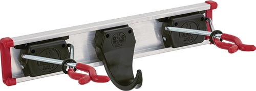 Gerätehalter Länge Führungsschiene 300 mm Haken 1 Halter 2 Aluminium BRUNS